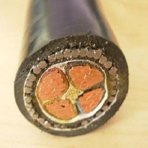 35mm 4 Core armeret kabelkobberisolering Xlpe STA SWA til underjordisk