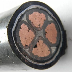 4x300mm2 elektrisk Swa 4-armeret kabel med stålwire rustning