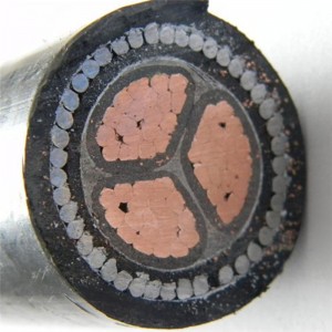 16mm² 3 kernet stålwire armeret kabel kobbertråd strandet til at blive indendørs