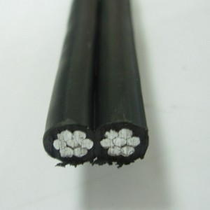 0,6 / 1kv duplexkabel triplexkabel Aluminium abc-luftkabel