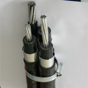 Antenne Bundle Conductor Triplex antennekabel 19 / 33KV 3x95mm2 3X185mm2