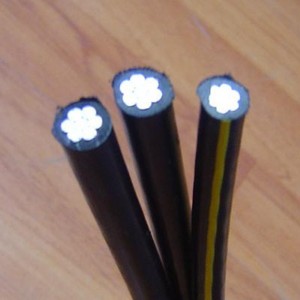 Vejrbestandigt isoleret alt aluminiumslederkabel ABC-kabel 600V